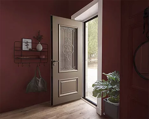 Porte d'entrée sur mesure aluminium modèle Cordey