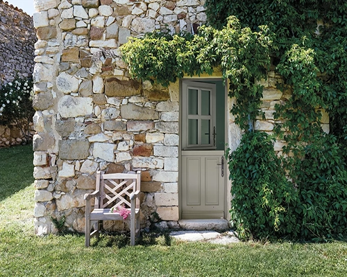 Porte d'entrée fermière en bois Touraine Bel'm